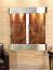 Aspen Falls Round Stainless Steel Brown Marble