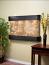 Sunrise Springs - Round Blackened Copper Brown Marble Wall Water Fountain