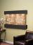 Sunrise Springs - Square Blackened Copper Brown Marble Wall Water Fountain