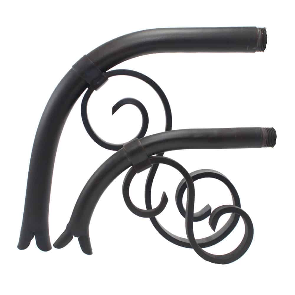 Droop Water Fountain Spout - Large w/Mini Backplate