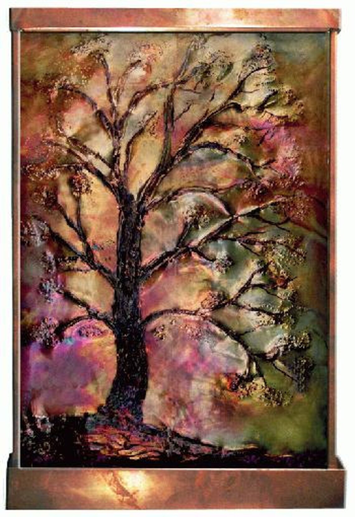 Six-Foot Copper Sugar Maple Wall Fountain Six-Foot Copper Sugar Maple Wall Fountain