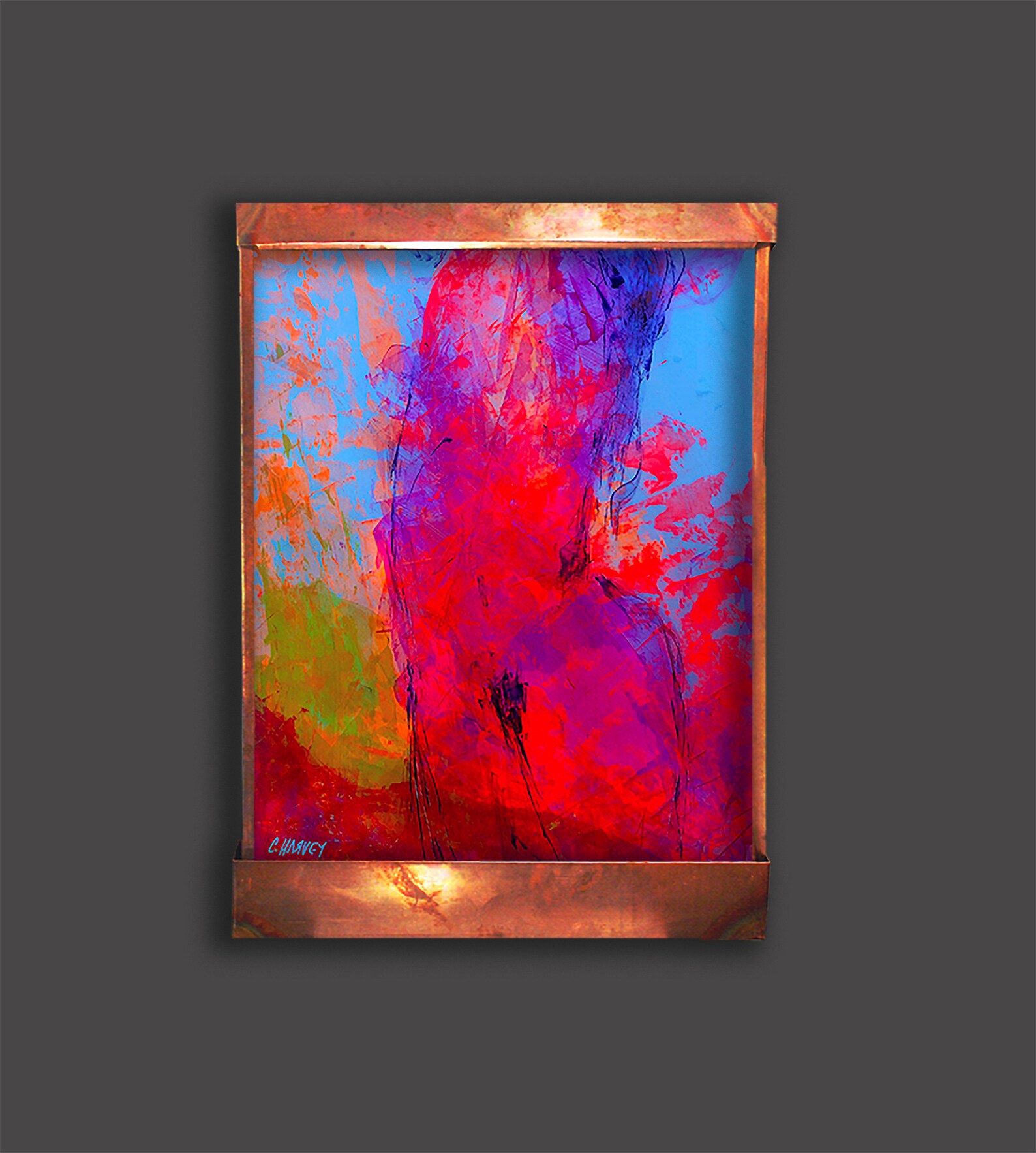 Holi - Festival of Colors Wall Fountain