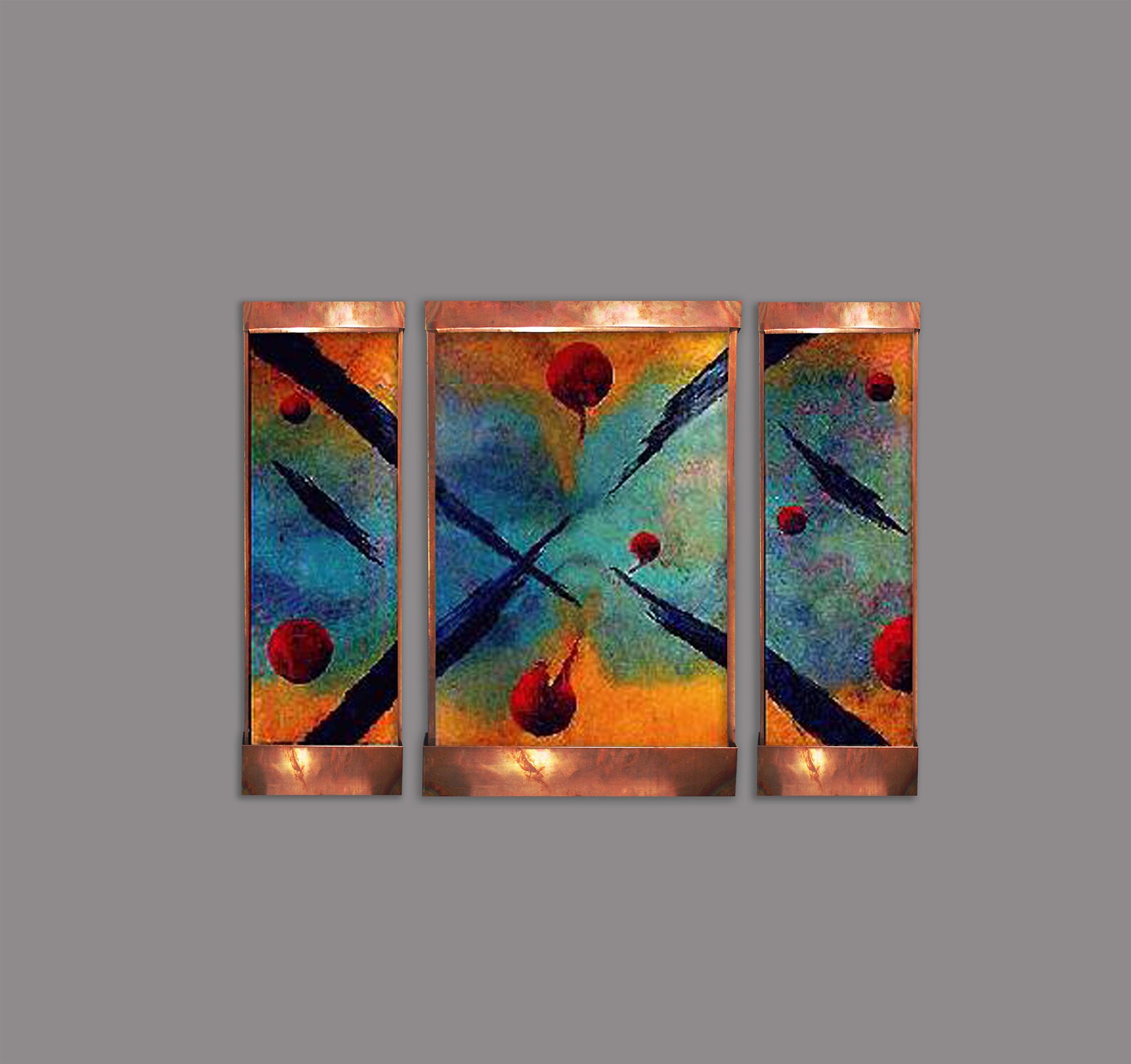 Six-Foot Tall Sorcery Triptych