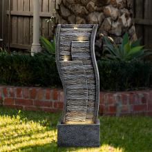 Juda Resin Zen Fountain With LED Light Juda Resin Zen Fountain With LED Light