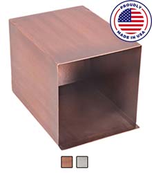 10" Box Water Fountain Scupper 10" Box Water Fountain Scupper