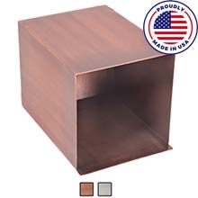 12" Box Water Fountain Scupper 12" Box Water Fountain Scupper