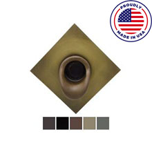 Short Water Fountain Scupper w/ Diamond Back Plate