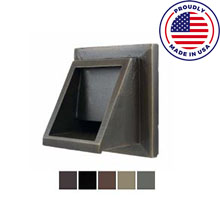Short Square Water Fountain Scupper with Square Backplate