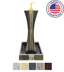 Gist Fountain w/ Fire