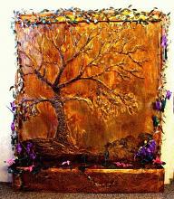 Golden Oak Galaxy Wall Fountain Golden Oak Galaxy Wall Fountain