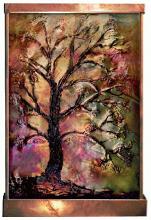 Six-Foot Copper Sugar Maple Wall Fountain