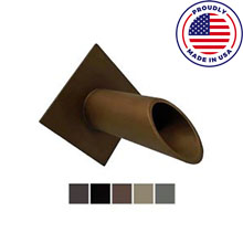 Deco Wall Water Fountain Scupper w/Diamond Backplate – 1.5″