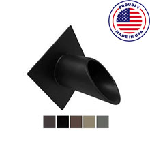 Deco Wall Water Fountain Scupper w/Diamond Backplate – 2.5″