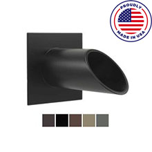 Deco Wall Water Fountain Scupper w/Square Backplate – 2″